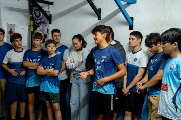 Lorenzo López Rivadeneira en remo ergómetro