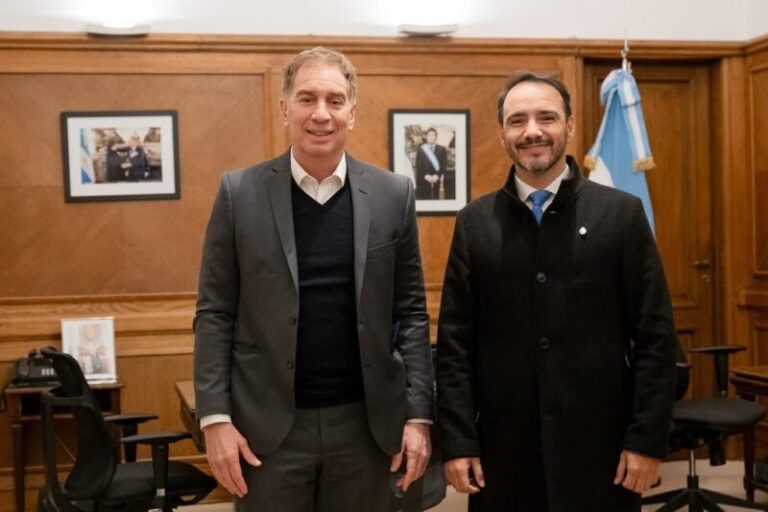 Juan Pablo Valdés y Guillermo Santilli en un encuentro previo