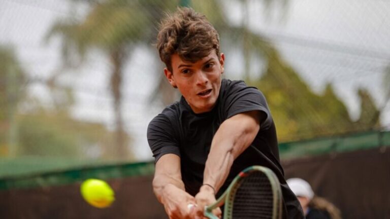 Carlos María Zárate en la final del M25 de Cuiabá