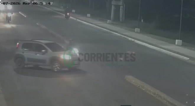 Cruce de calles 13 de Junio y Avenida Maipú en Corrientes
