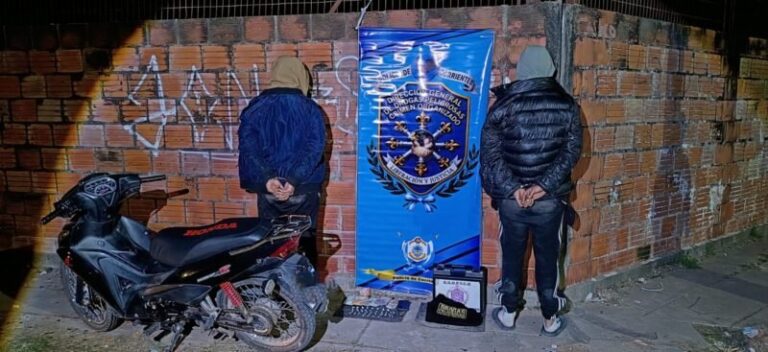 Procedimiento policial con incautación de cocaína en Corrientes