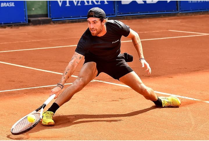 Ignacio Monzón durante el partido de cuartos de final del Challenger de Quito