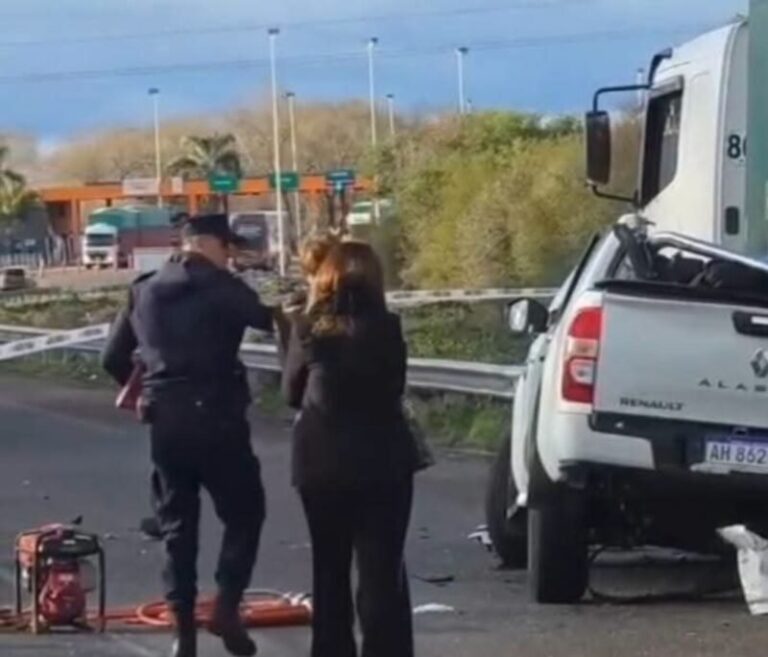Ruta Nacional 14 a la altura del kilómetro 240, lugar del siniestro vial