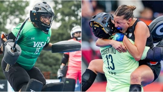 Clara 'China' Cosentino atajando un penal en la final del Mundial 2026