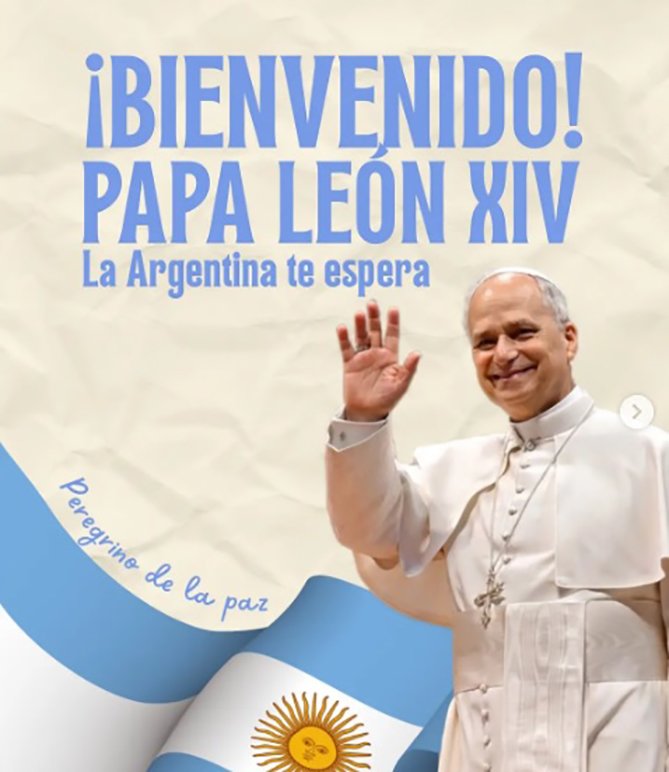 Conferencia Episcopal Argentina convoca a colecta nacional para visita del Papa León XIV
