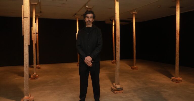 Instalación Columen de Javier Soria Vázquez en el Museo Nacional de Bellas Artes