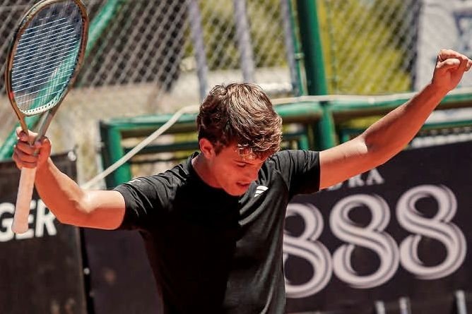 Carlos María Zárate en la semifinal del M15 de Mar del Plata