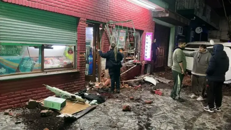 Lugar del accidente en Mar del Plata donde falleció un correntino