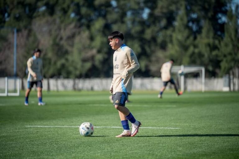 Entrenamiento de la Selección Argentina Sub-15 en Ezeiza