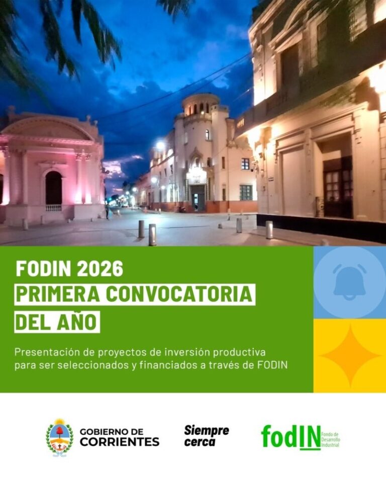 Convocatoria Fodin Corrientes proyectos productivos