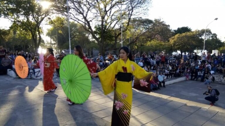 Escenario del Hanami Fest en el Anfiteatro José Hernández de Corrientes