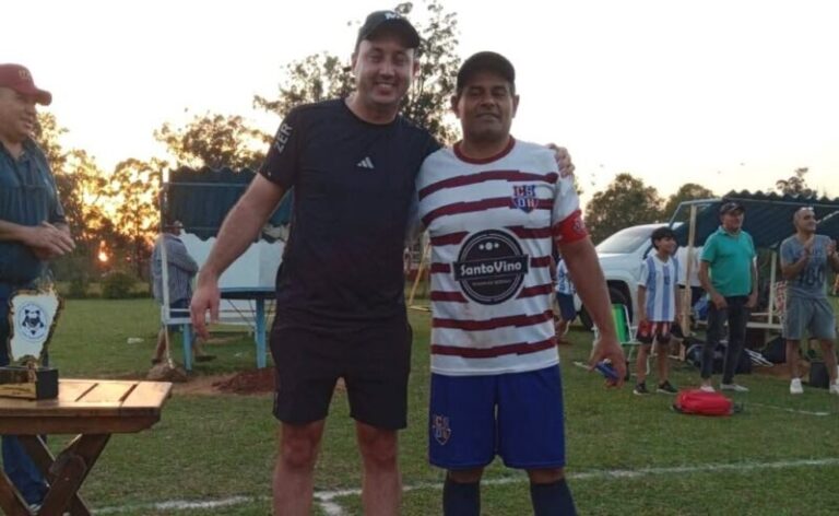 José Ríos, presidente de la Asociación de Veteranos de Fútbol de Santo Tomé