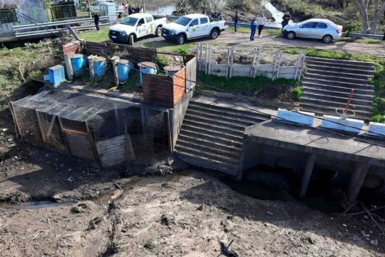 Recorrida técnica por el terraplén de Monte Caseros