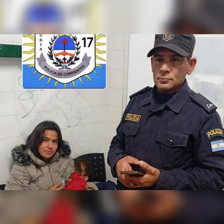 Móvil policial en Corrientes