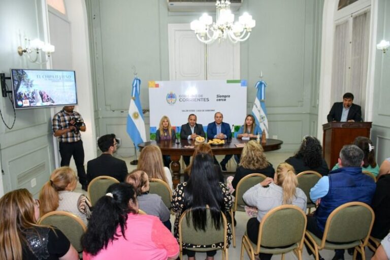 Presentación de la 2ª Fiesta del Chipá en el Salón Verde de la Casa de Gobierno