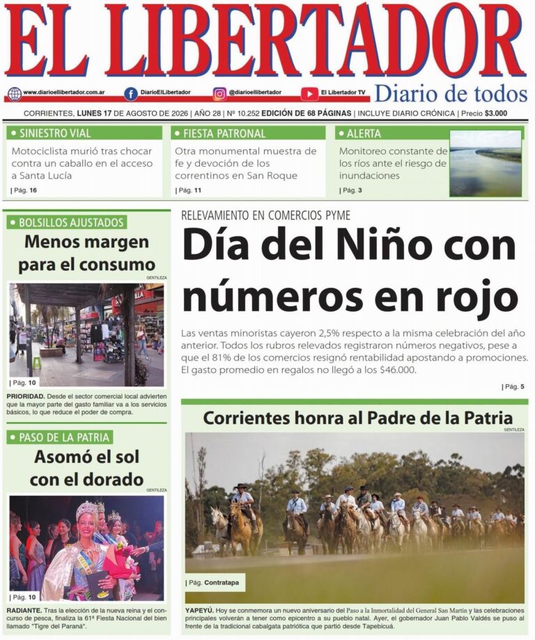 Resumen informativo del 17 de agosto de 2026