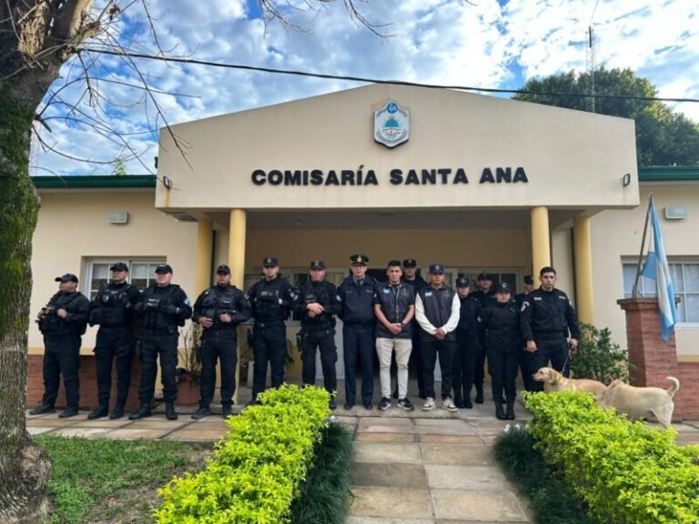 Allanamiento policial en Santa Ana de los Guácaras