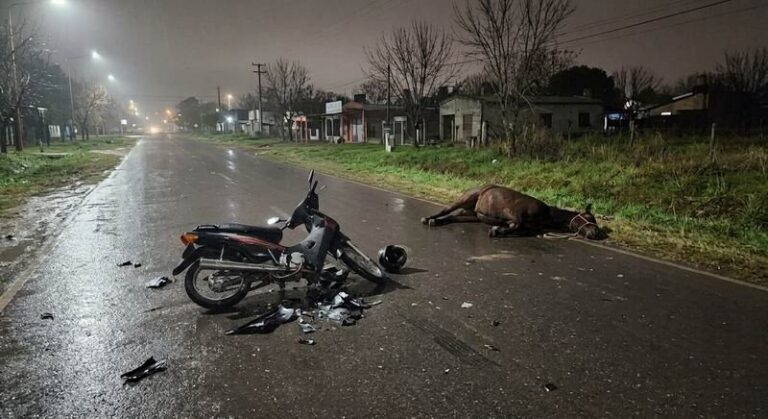 Siniestro vial en Santa Lucía