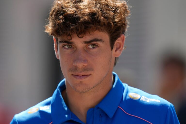 Franco Colapinto en el circuito de Monza durante una práctica de Fórmula 1