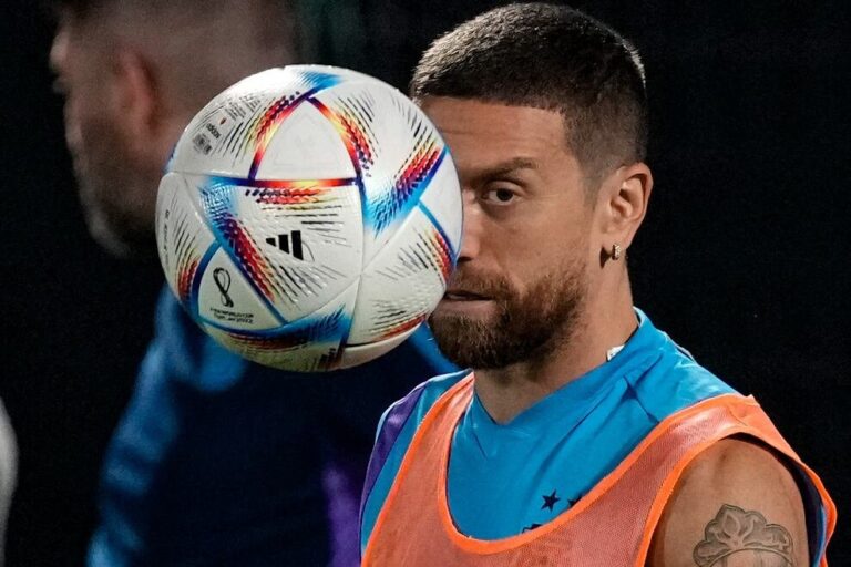 Alejandro Papu Gómez durante un partido con la selección argentina