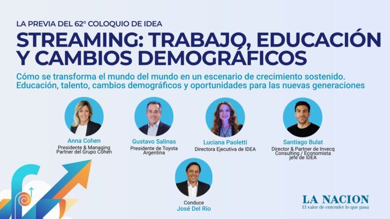 Coloquio IDEA 2024: referentes empresarios durante el encuentro