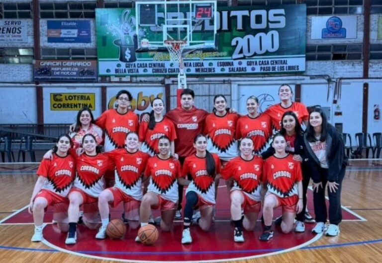 Partido de básquet femenino del Provincial en Goya