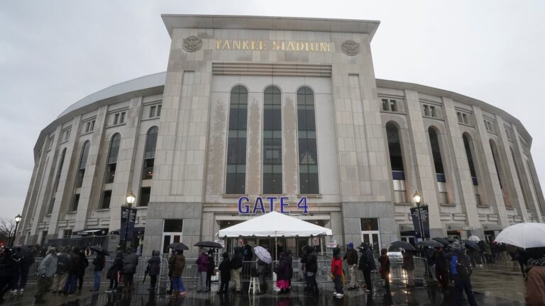 Vista exterior del Yankee Stadium en Nueva York