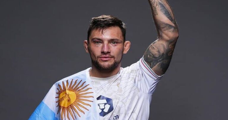 Esteban Ribovics, luchador argentino de UFC