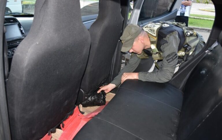 Control de Gendarmería Nacional en la Ruta 12