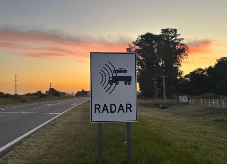Radar de control vehicular en ruta correntina
