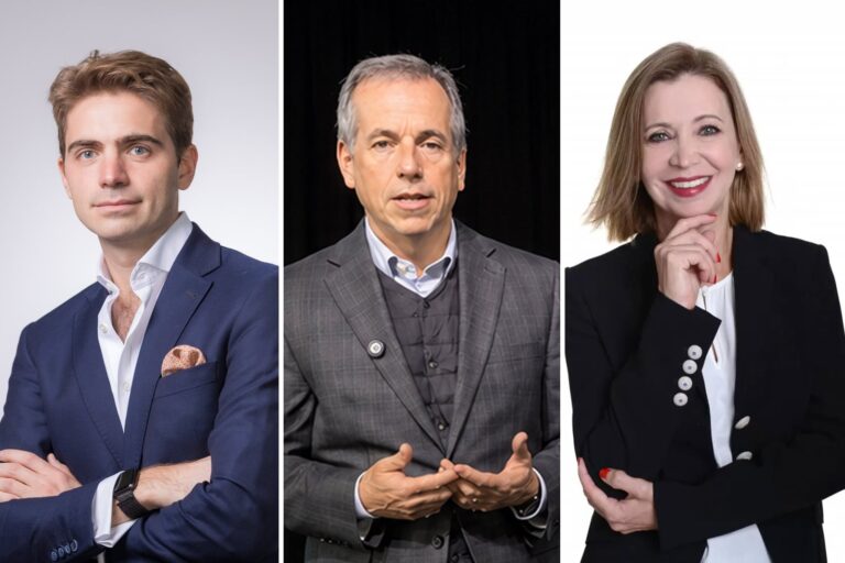 Ejecutivos participando en el encuentro The MeetUp sobre transformación empresarial
