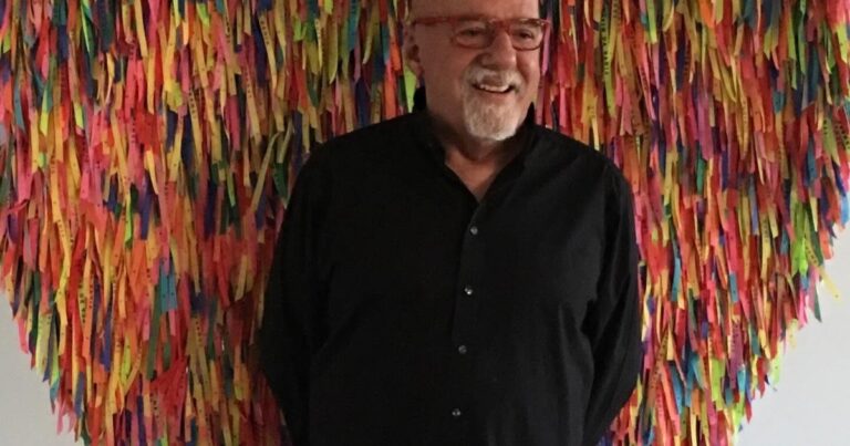 Paulo Coelho, escritor brasileño, en un evento literario