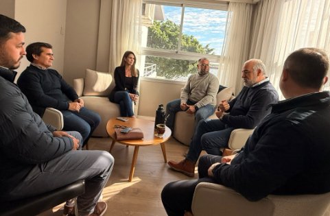 Reunión entre el intendente Claudio Polich y miembros del Partido Popular