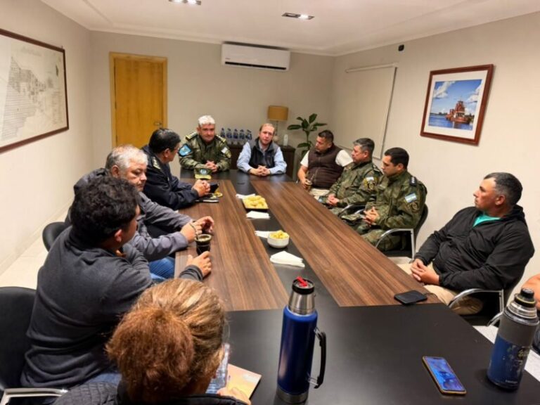 Reunión entre autoridades de seguridad y productores en Ituzaingó