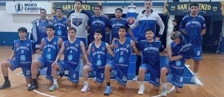 Partido de básquetbol de la Liga Provincial de Mayores 2026 entre San Martín de Curuzú Cuatiá y Colón