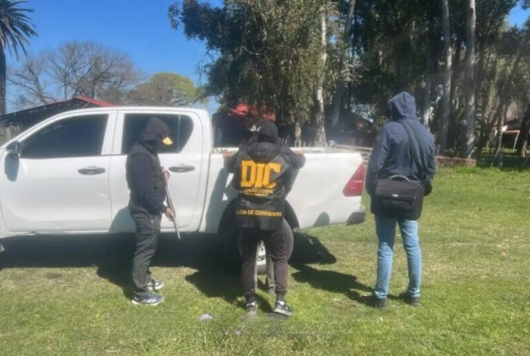 Operativo policial contra el robo de hacienda en Curuzú Cuatiá
