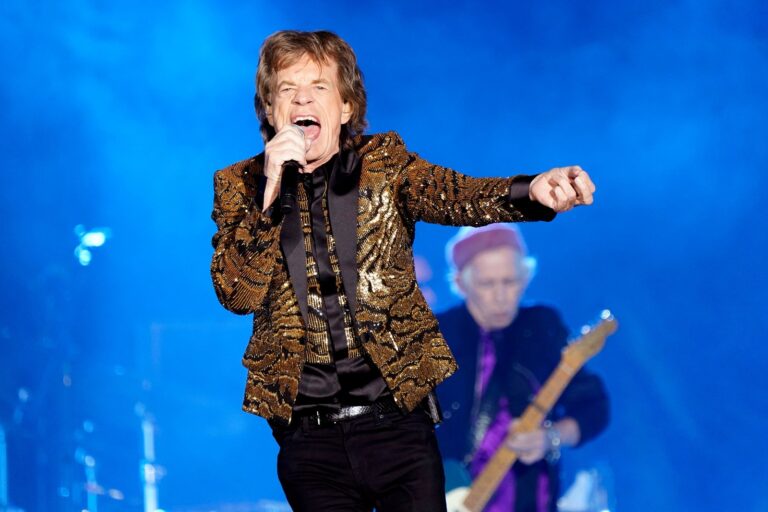 Mick Jagger durante un concierto