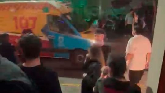 Frente del local Studio Theater en Córdoba, donde ocurrió la muerte de un hombre durante una fiesta