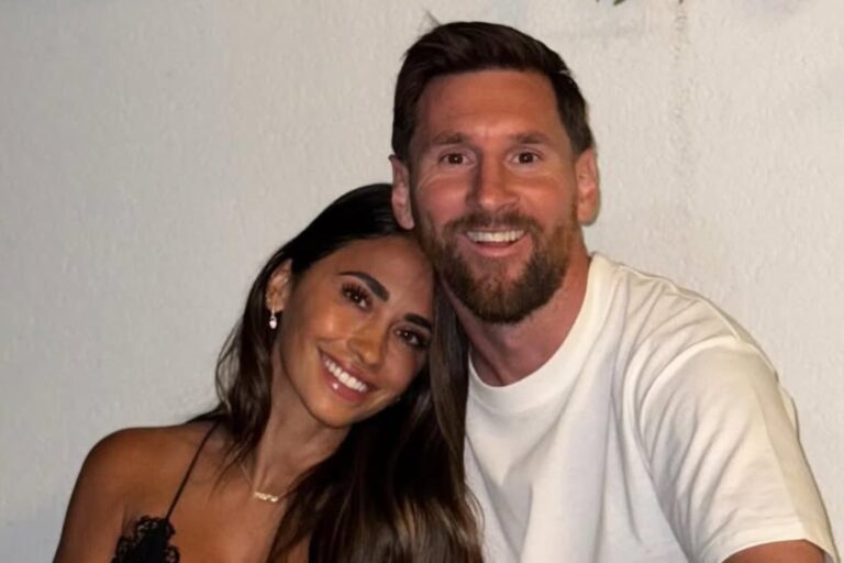 Antonela Roccuzzo y Lionel Messi