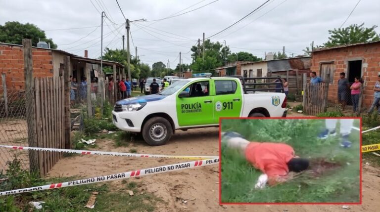 Villa La 20, barrio Pirayuí, Corrientes, lugar del asesinato