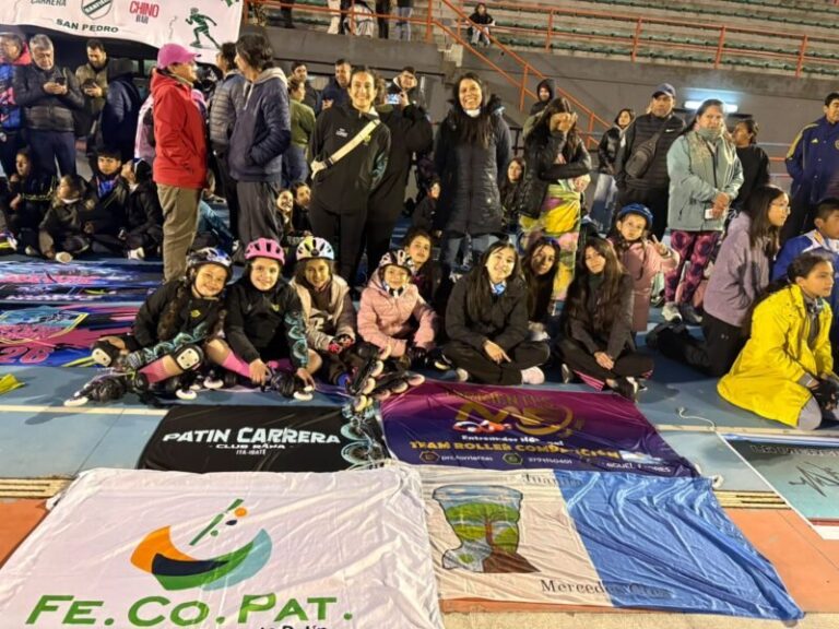 Patinadoras de Corrientes durante el Segundo Encuentro Nacional de Escuela y Transición de Patín Carrera en Mar del Plata