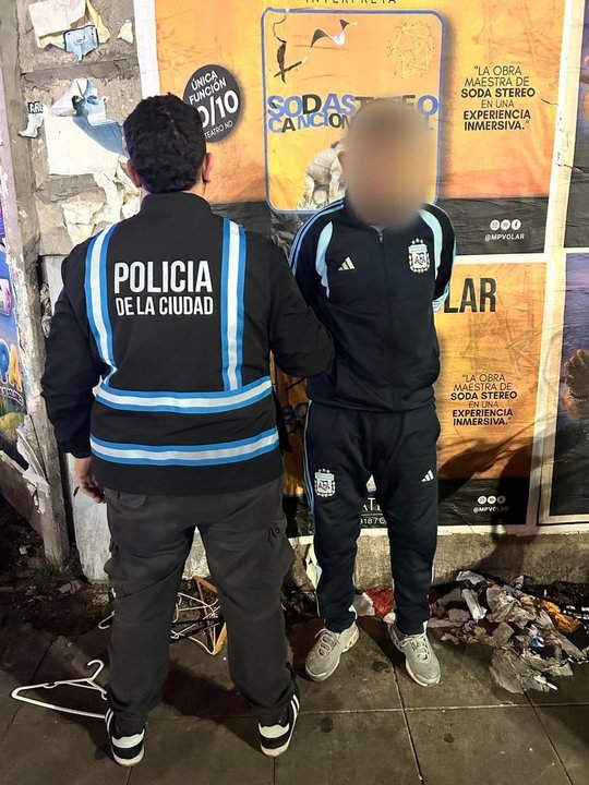 Estadio Monumental durante el operativo de seguridad en la despedida de Lionel Messi