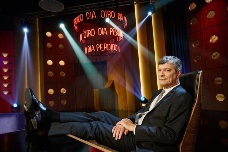 Mario Pergolini en el estudio de Otro día perdido